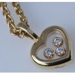 Chopard "Happy Diamonds" Pendant Heart Necklace