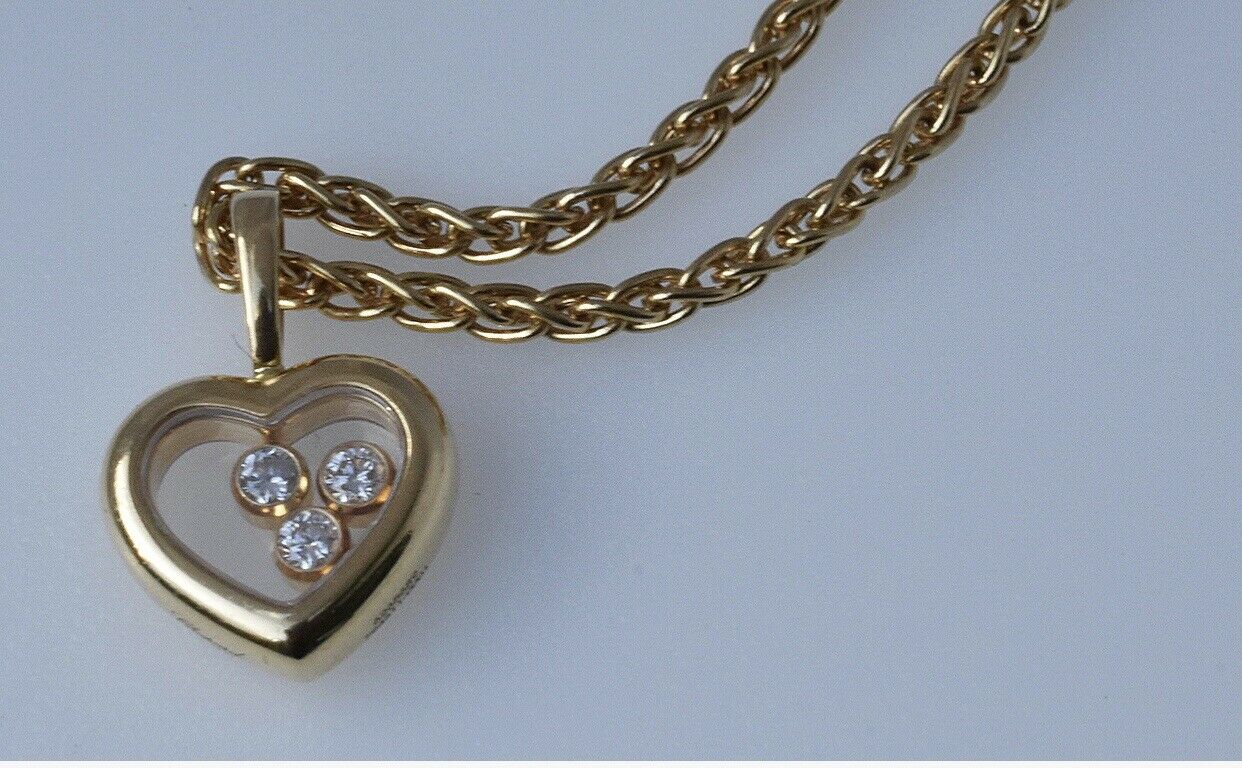 Chopard "Happy Diamonds" Pendant Heart Necklace - Image 6 of 7