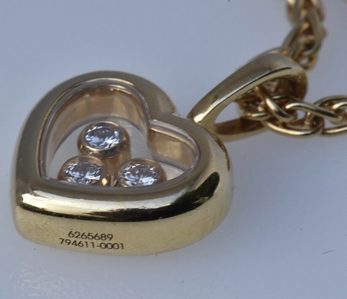 Chopard "Happy Diamonds" Pendant Heart Necklace - Image 3 of 7