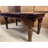 OLD ANTIQUE RILEY POOL DINING TABLE