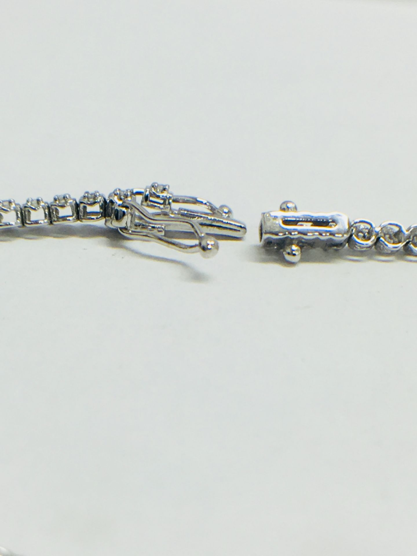 9CT White Gold Diamond Bracelet - Image 3 of 5