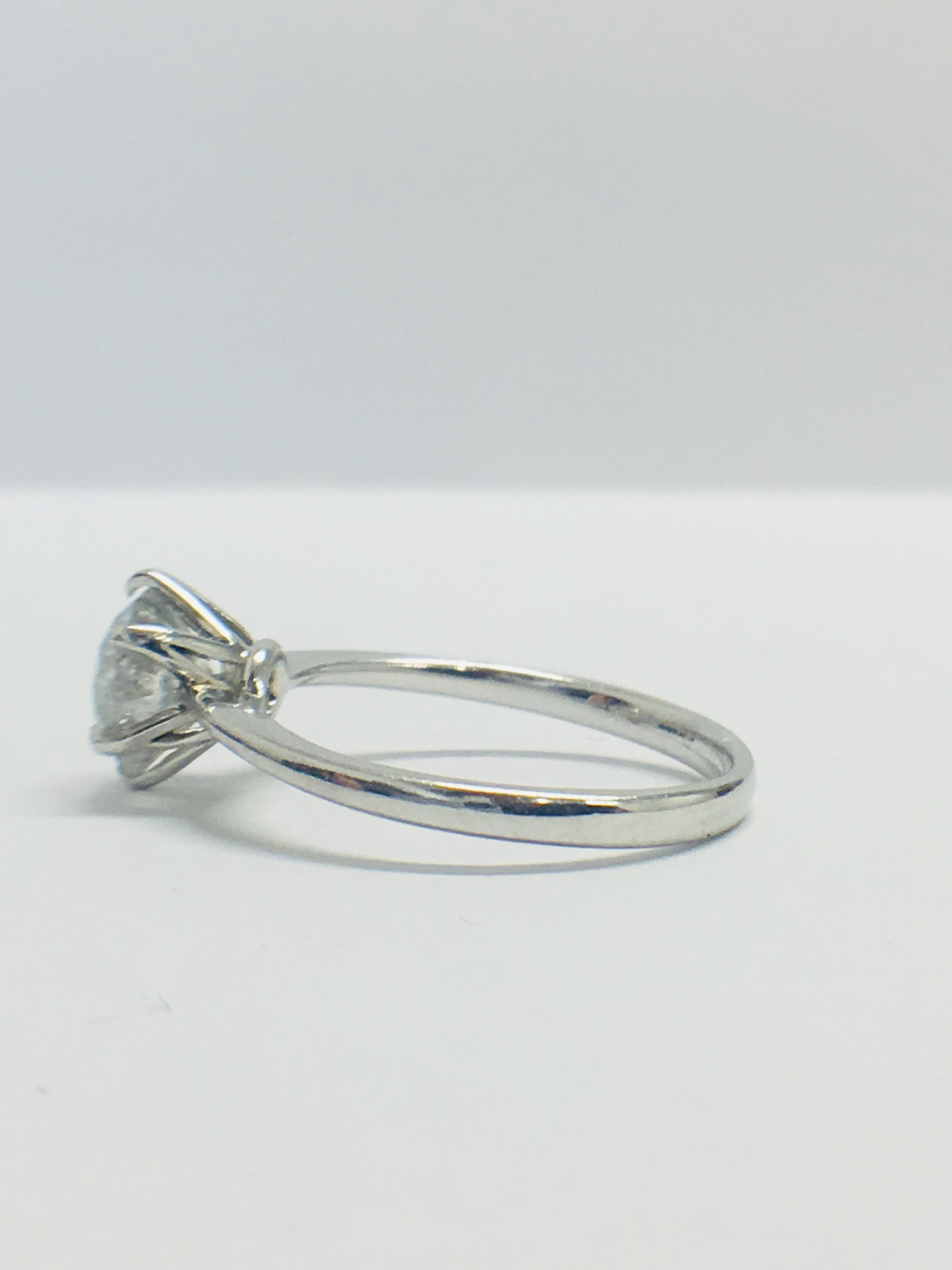 1.64ct Platinum Diamond Solitaire Ring - Image 2 of 10