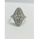 18ct White Gold Diamond Ring