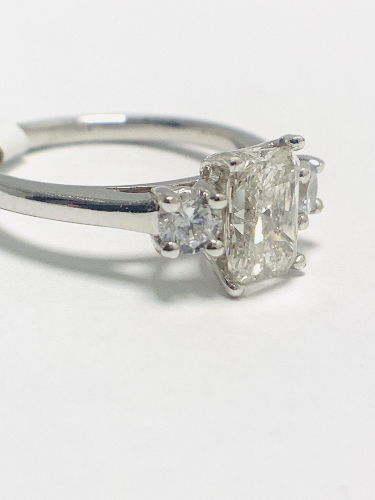 1.50ct Trilogy Platinum Diamond Ring - Image 8 of 10