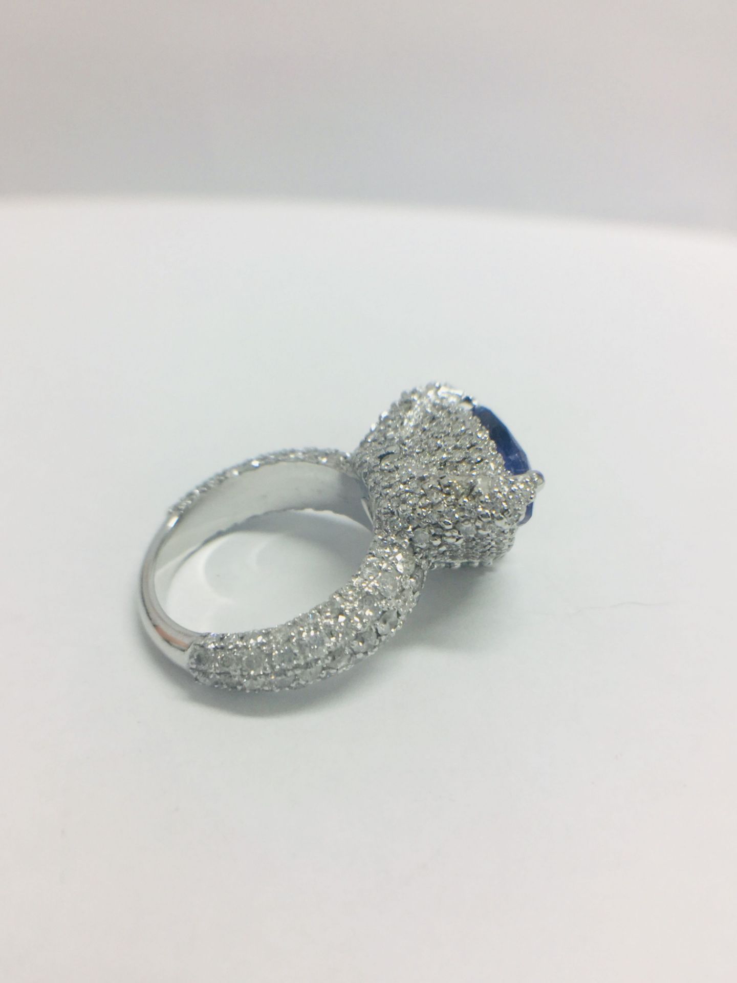 Platinum Tanzanite Ring - Image 7 of 15