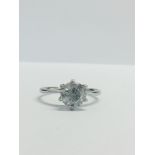 1.64ct Platinum Diamond Solitaire Ring