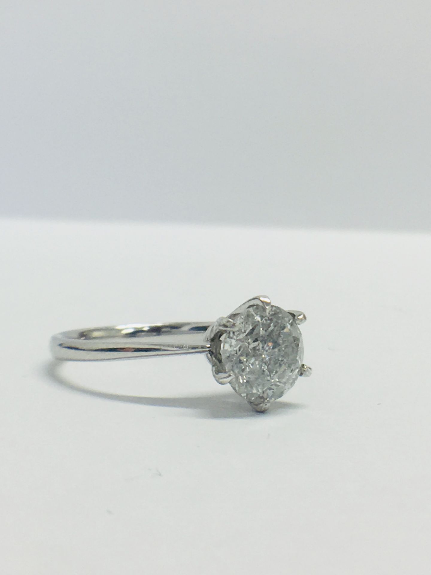 1.64ct Platinum Diamond Solitaire Ring - Image 7 of 10