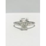 1ct Radiant Cut Natural Diamond