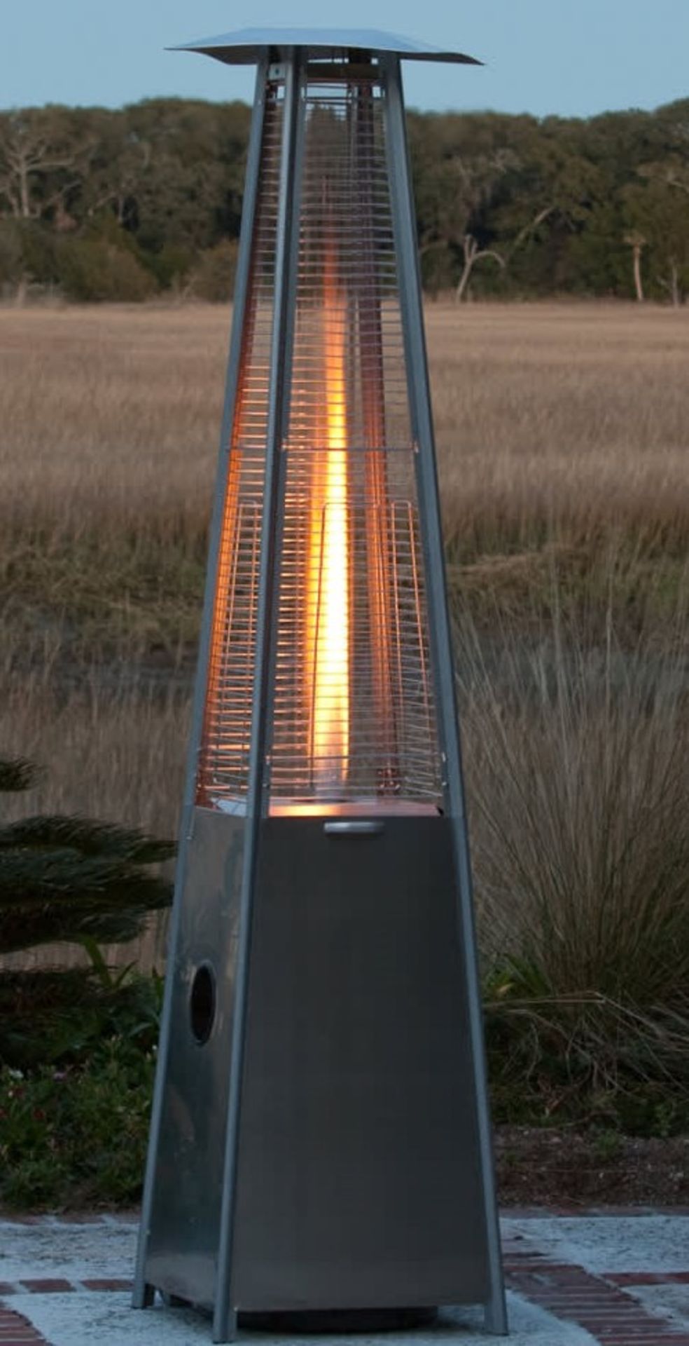 NEW BOXED COMMERCIAL STAINLESS STEEL PATIO HEATER