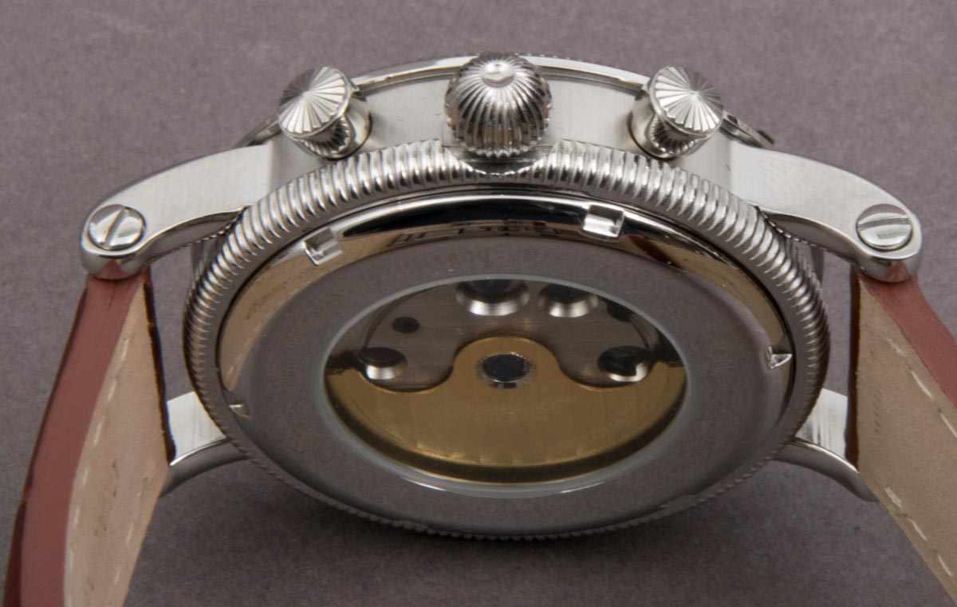 INGERSOLL-RICHMOND-CHRONOGRAPH. Automatik-Herrenarmbanduhr mit Anzeige von Uhrzeit, Tag, Monat & - Bild 5 aus 9