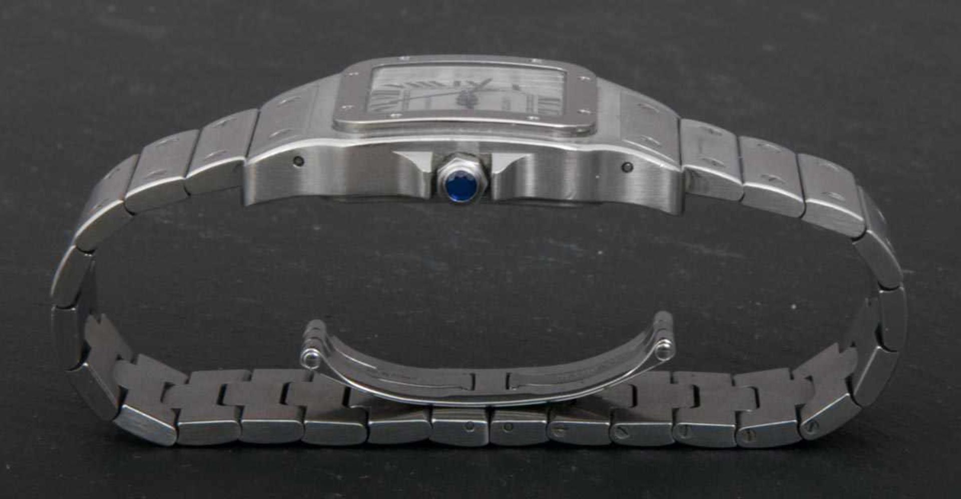 CARTIER "SANTOS DE CARTIER" AUTOMATIK Herrenarmbanduhr mit zentraler Sekunde und Datum auf der " - Bild 10 aus 10