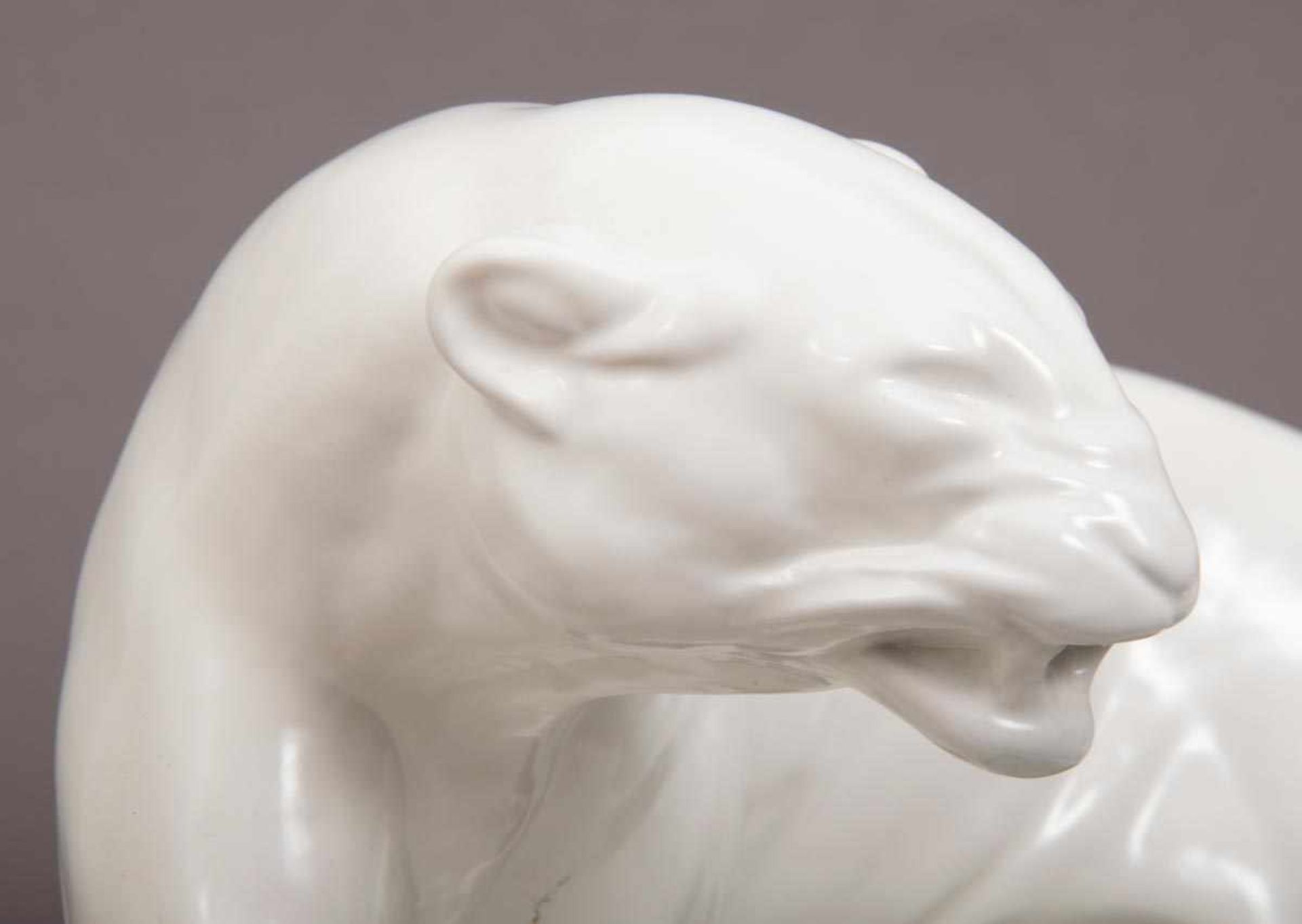 "SCHREITENDER PANTHER" - Entwurf von AUGUSTE TREMONT (1892 - 1980), für VILLEROY & BOCH - Image 9 of 9