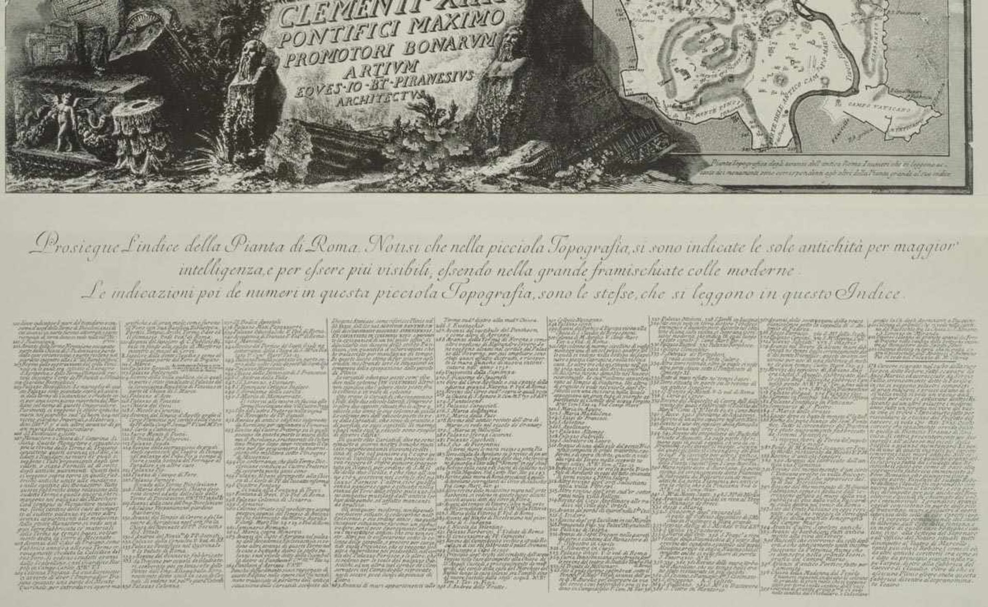 "VEDUTE DI PIRANESI". Zwei große Mappenwerke mit ca. 127 Veduten des Giovanni Battista Piranesi ( - Image 6 of 7