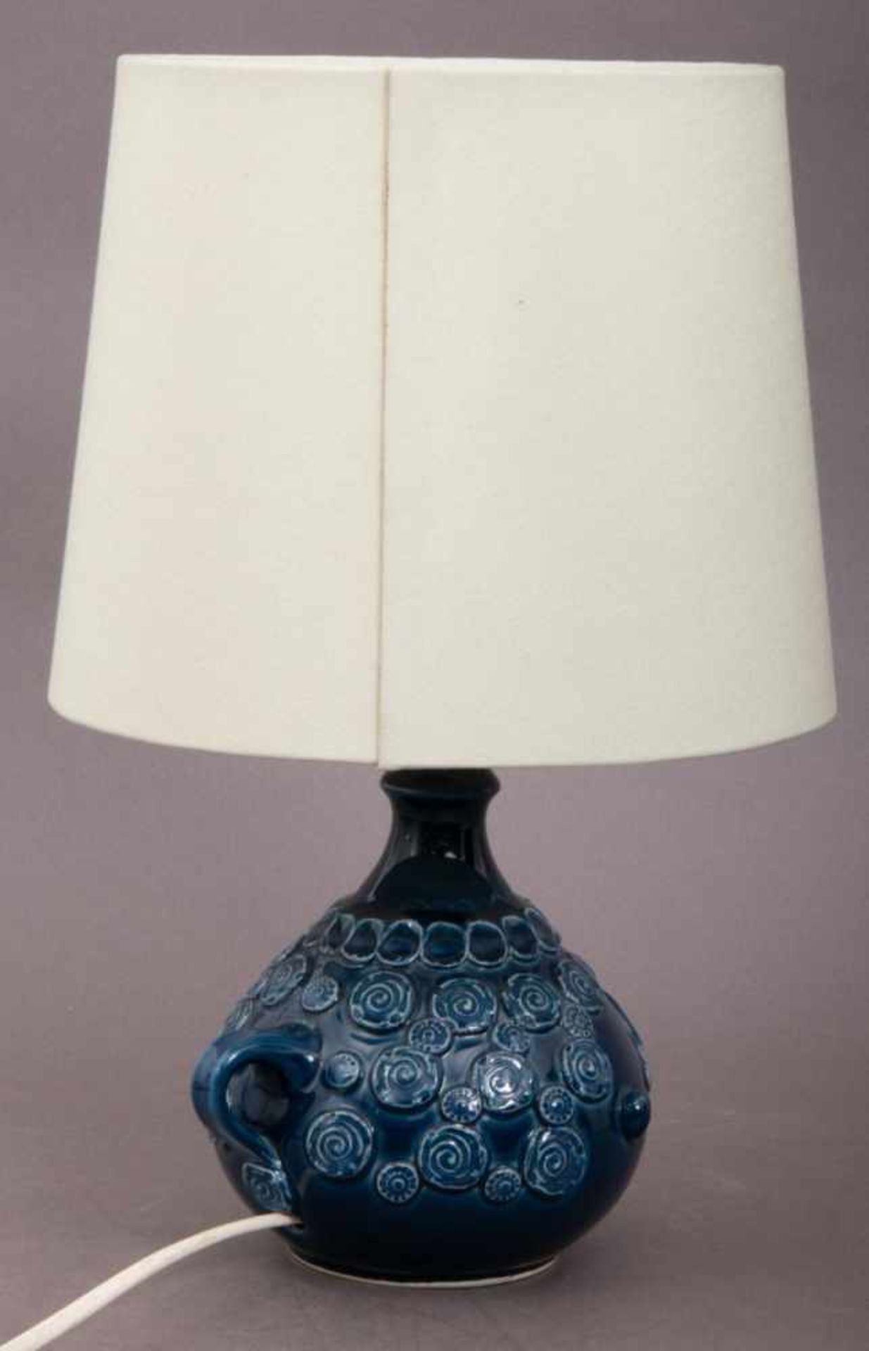 "Mumin"-Tischlampe, Rosenthal Studio Line, blauer Porzellankopf mit Henkel am Hinterkopf als - Image 2 of 9