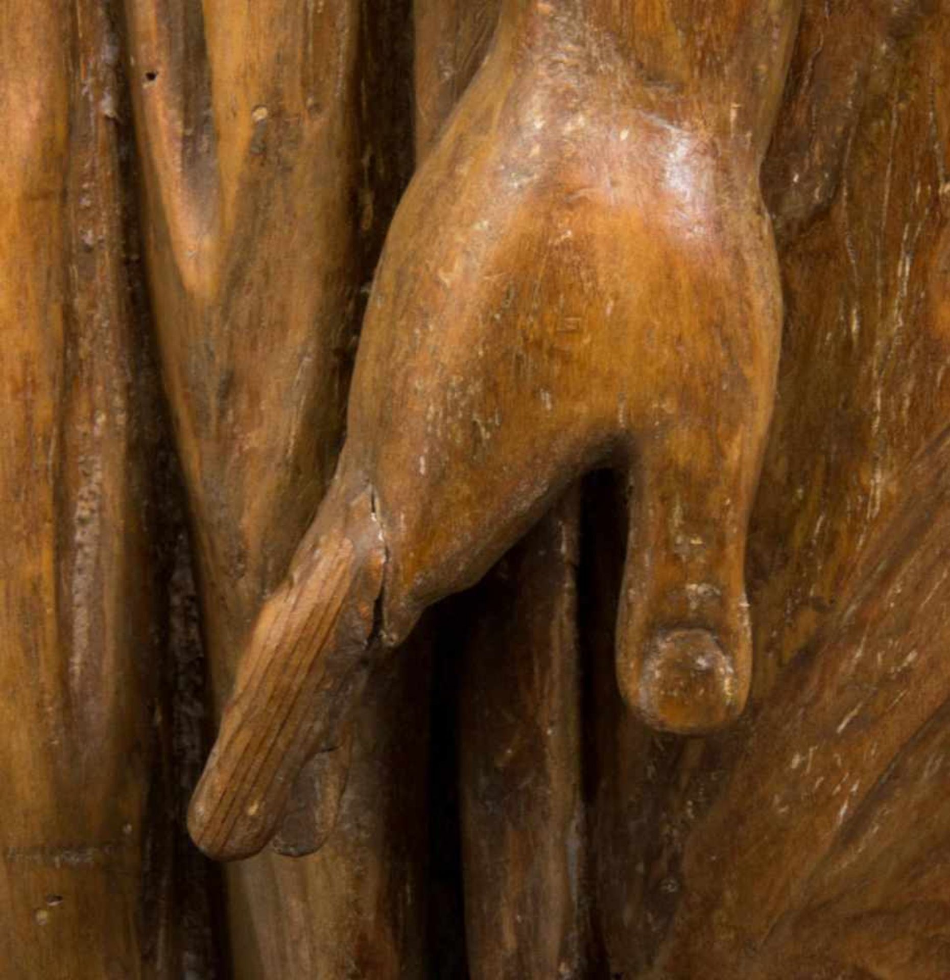 Antika Pieta, Darstellung der Maria als Schmerzensmutter (Mater Dolorosa) mit dem toten Jesus - Bild 6 aus 9