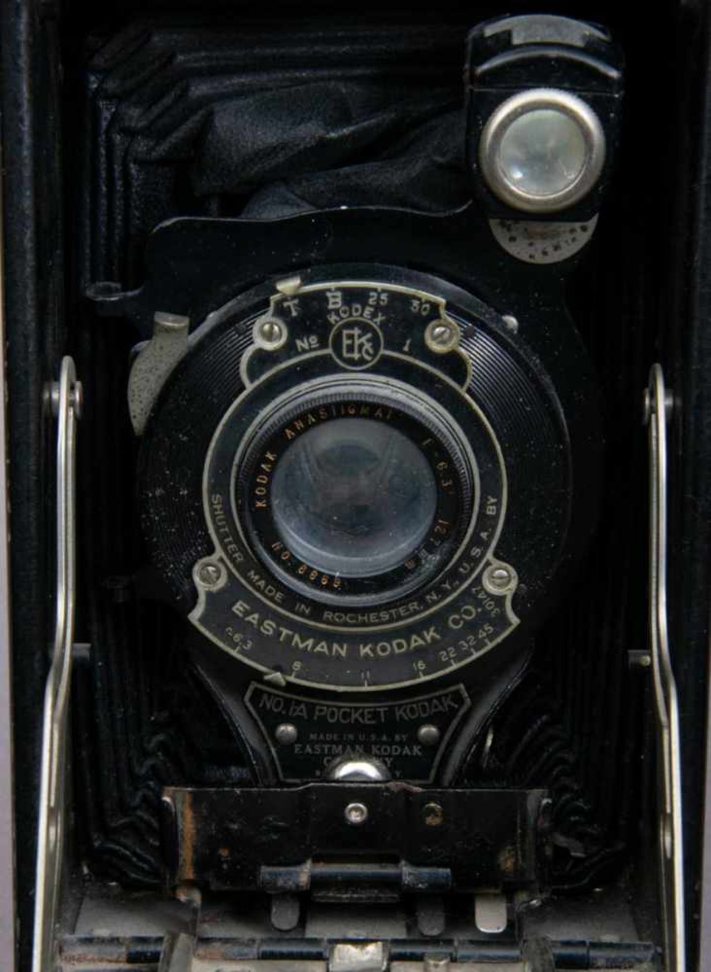 Zwei alte Balgenkameras: 1 x HAPO PRONTOR & 1x EASTMAN - KODAK NO. 1 A POCKET KAMERA. Beide - Bild 4 aus 7