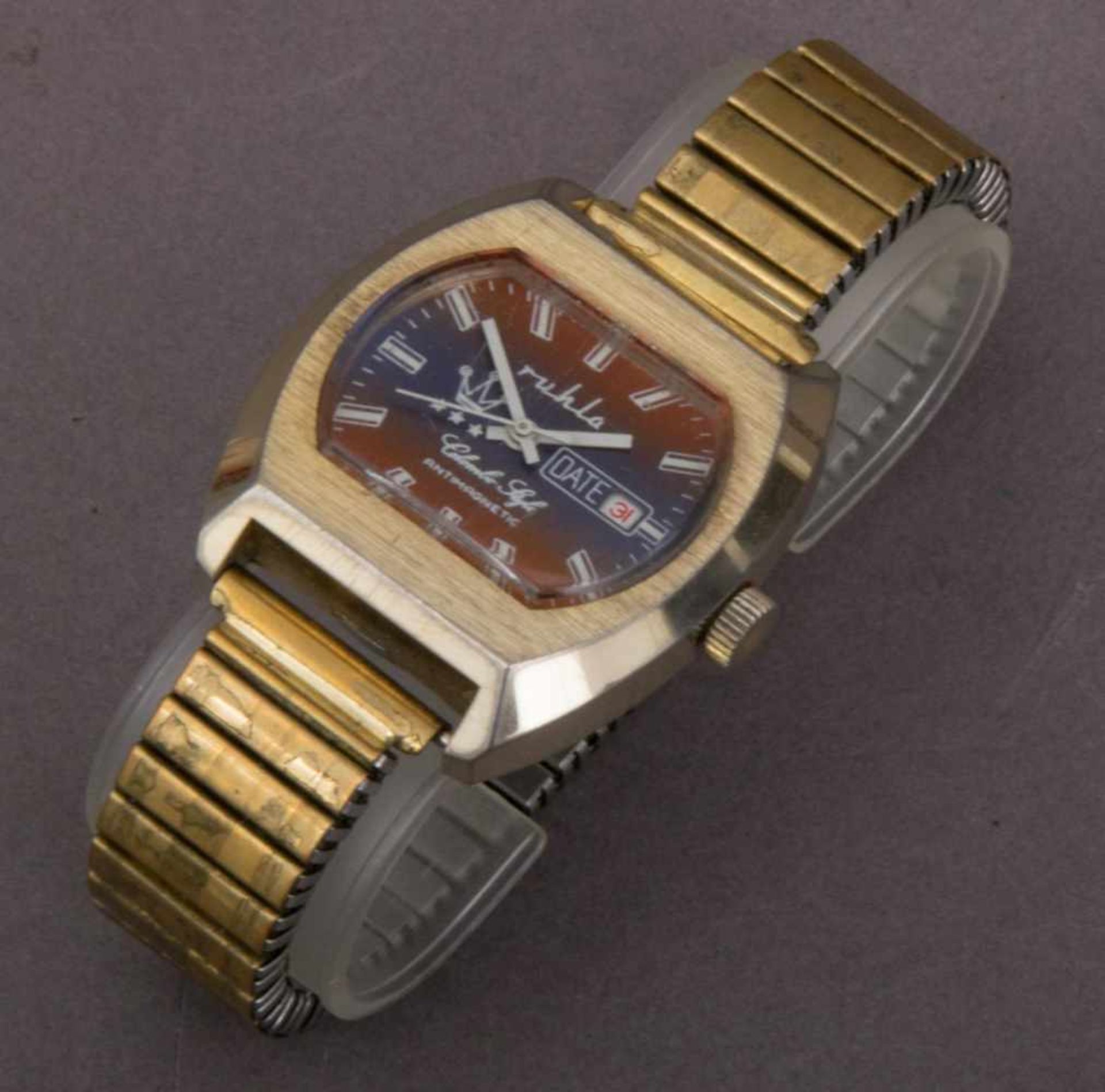 3 alte RUHLA - Armbanduhren, Mittel 20. Jhd. Versch. Modelle, Formen, Größen, Erhalt & Funktionen. - Bild 2 aus 8