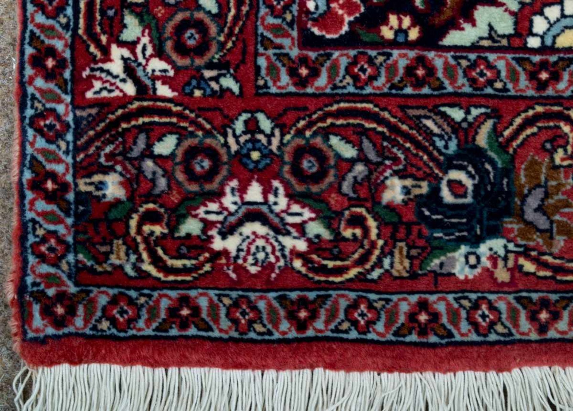 Schwere iranische Teppichbrücke Bidjar oder Sarough, ca. 109 x 156 cm, schöner Erhalt.- - -20.00 % - Bild 4 aus 6