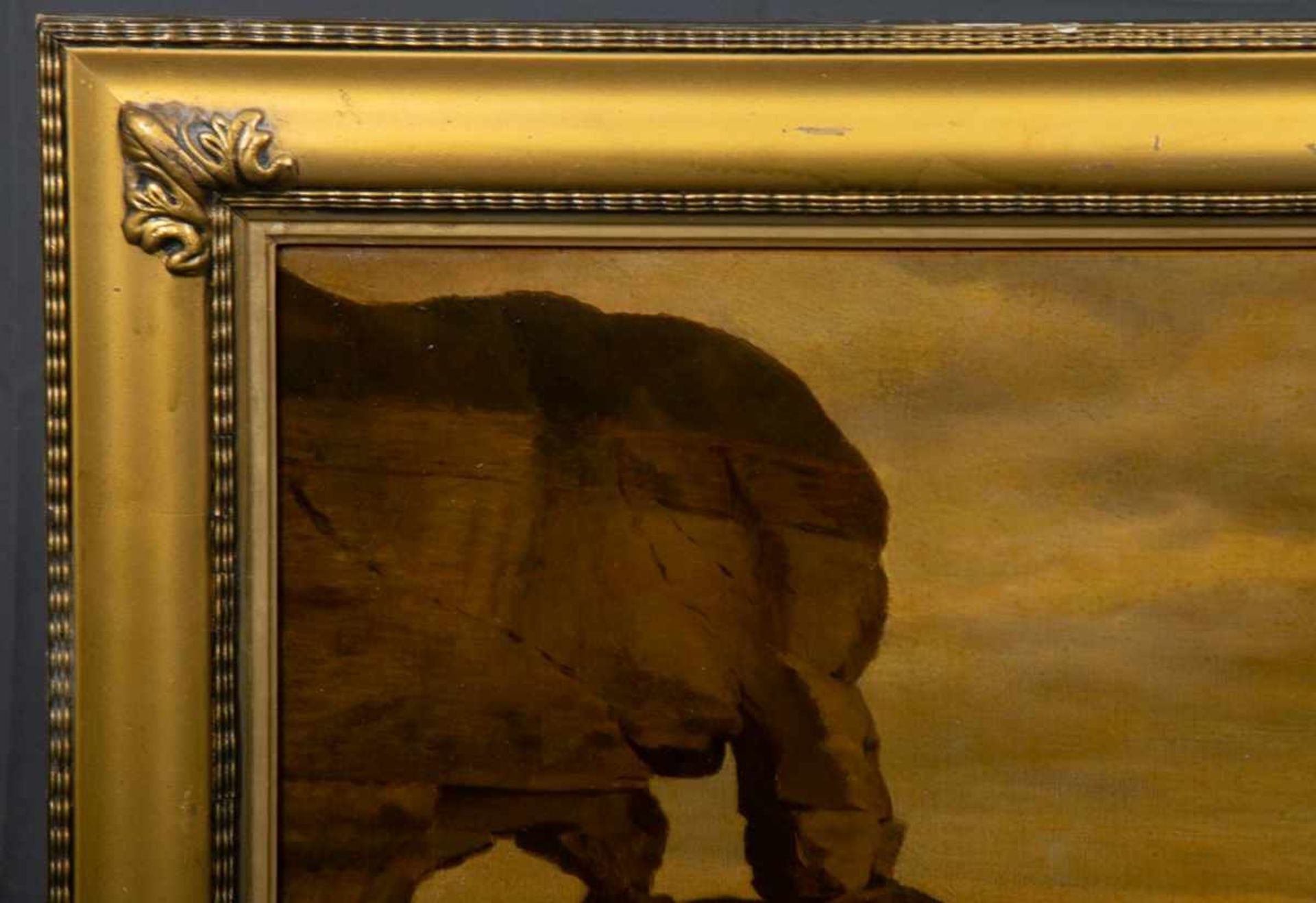 "Atlantikküste", Gemälde, Öl auf Leinwand, ca. 37 x 54 cm, signiert & datiert unten rechts: "Louis - Image 5 of 6