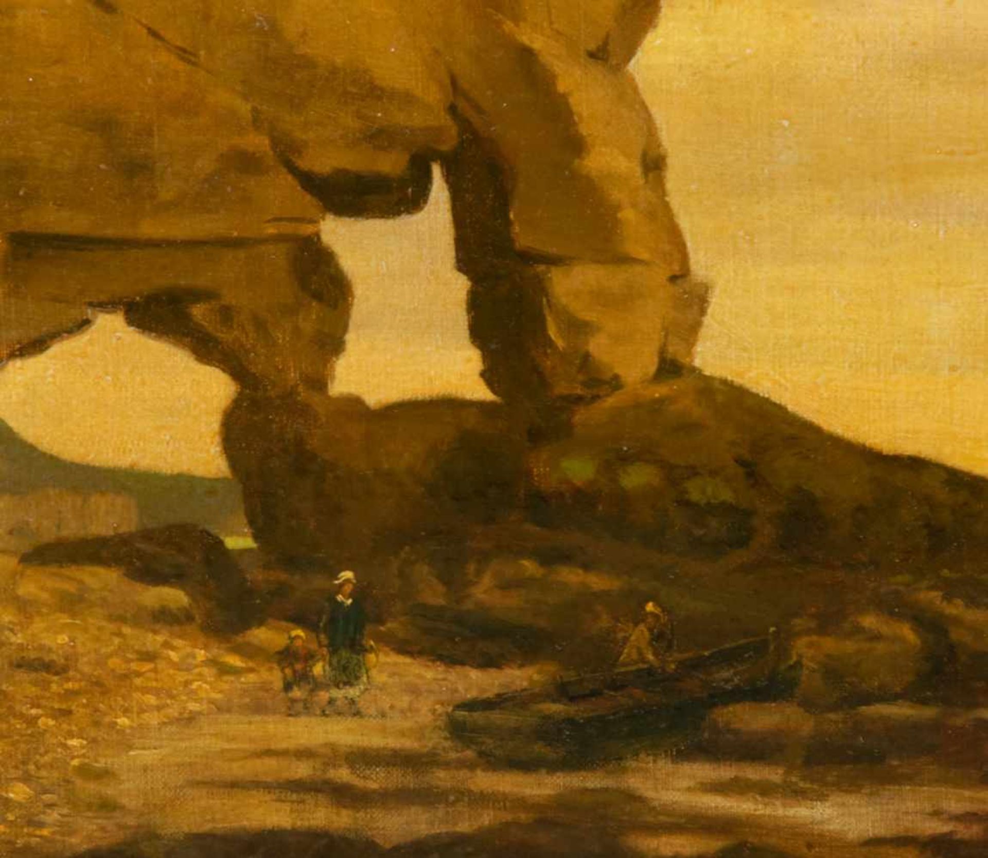 "Atlantikküste", Gemälde, Öl auf Leinwand, ca. 37 x 54 cm, signiert & datiert unten rechts: "Louis - Bild 3 aus 6