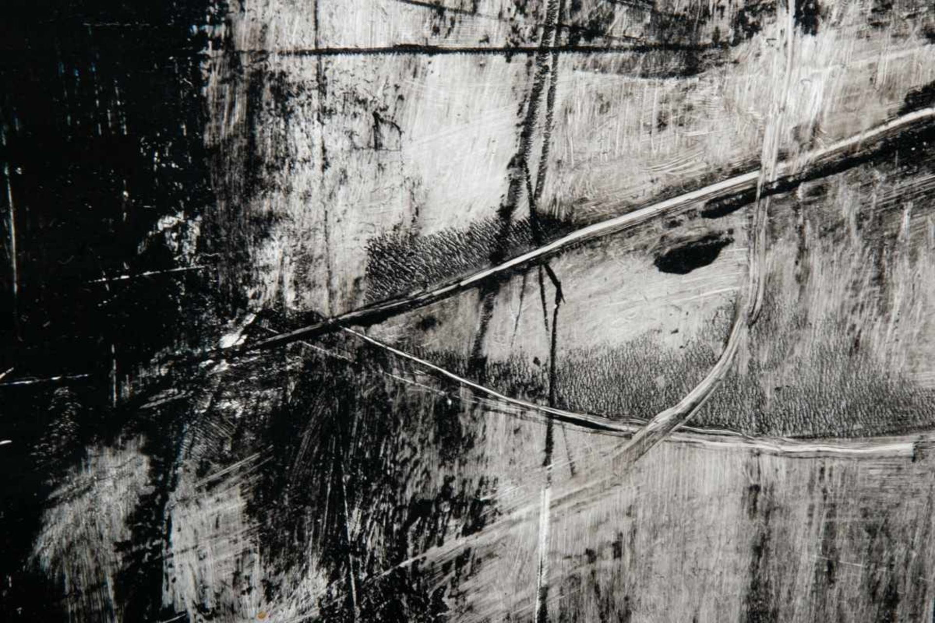 "Abstrakte Komposition". Gemälde, Öl auf Leinwand, ca. 97 x 130 cm, signiert KATTENBACH (bei - Image 4 of 7