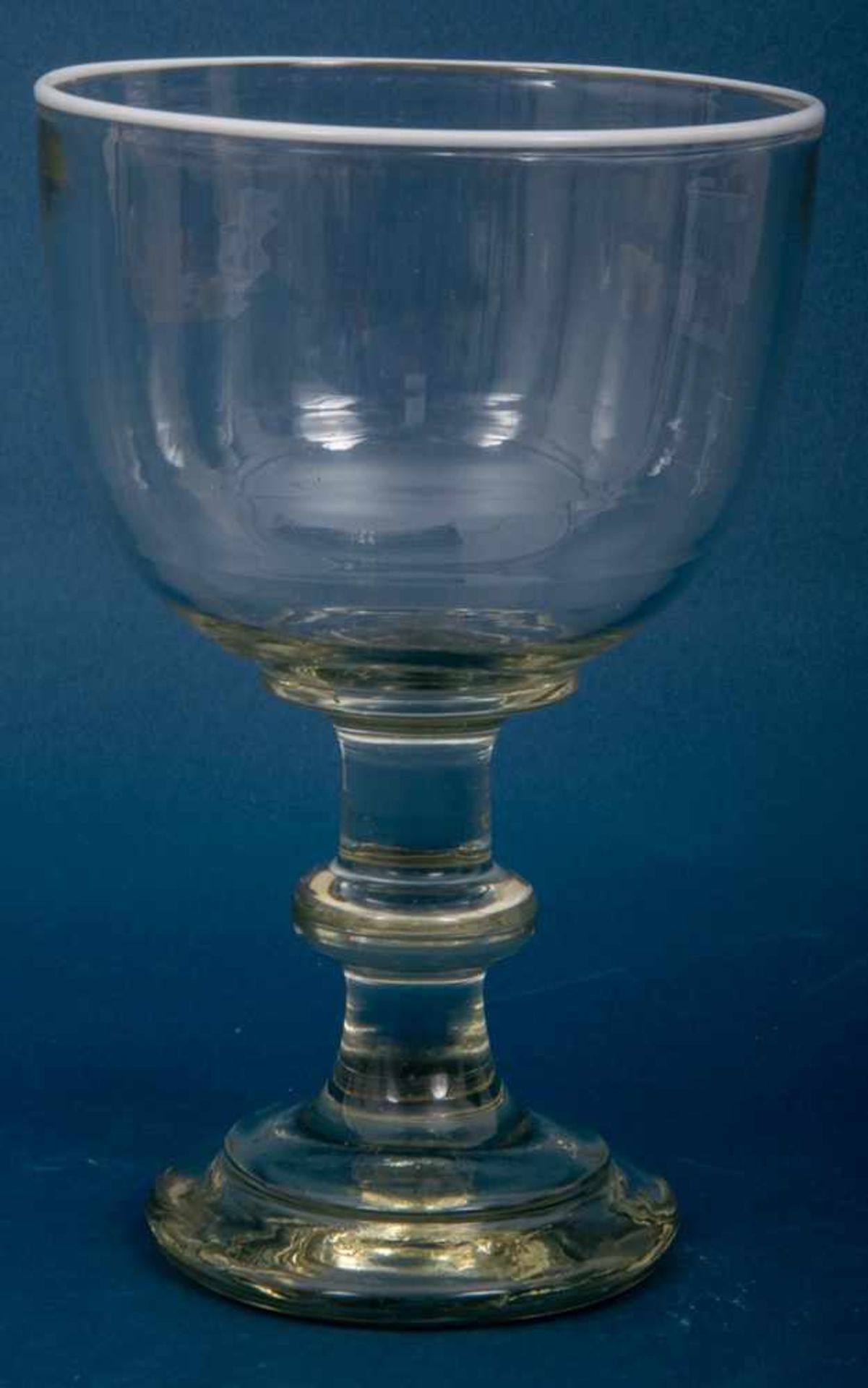 "Berliner Weiße" - Glas mit weißem Lippenrand; Höhe ca. 22 cm, Durchmesser ca. 14 cm.- - -20.00 % - Bild 2 aus 5