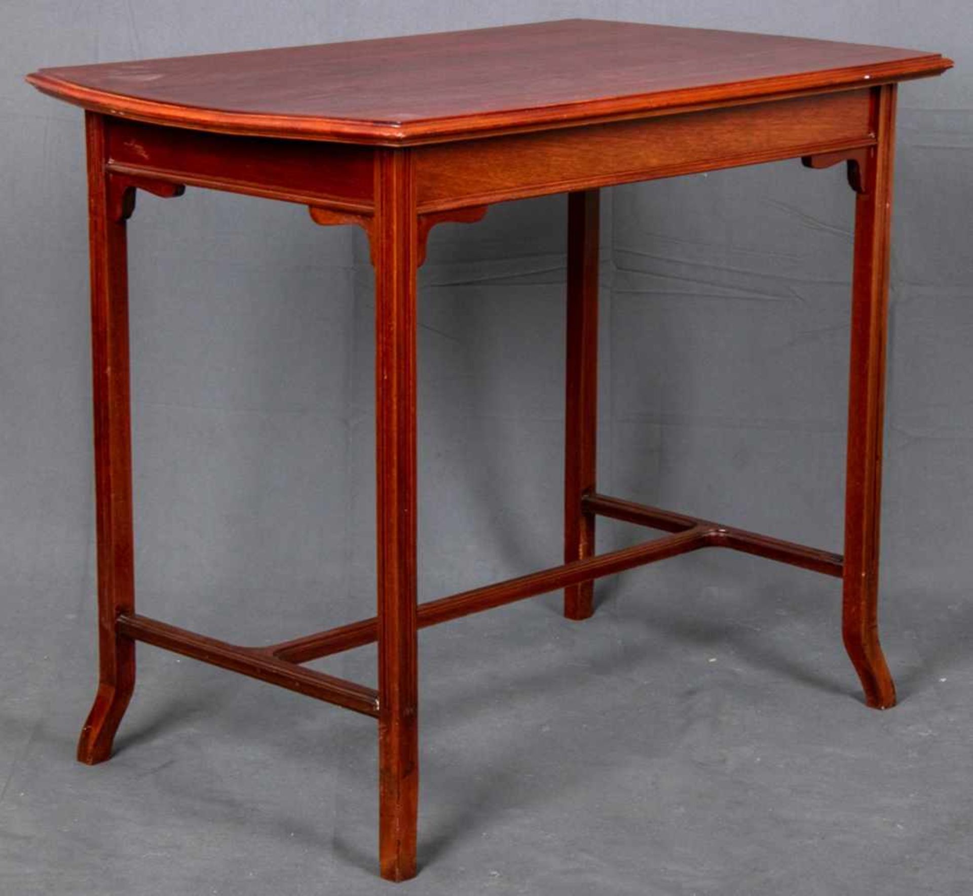 3teiliges Ameublement, bestehend aus rechteckigem Tisch ( ca. 76 x 94 x 58 cm) & 2 Stühlen ( - Bild 5 aus 10