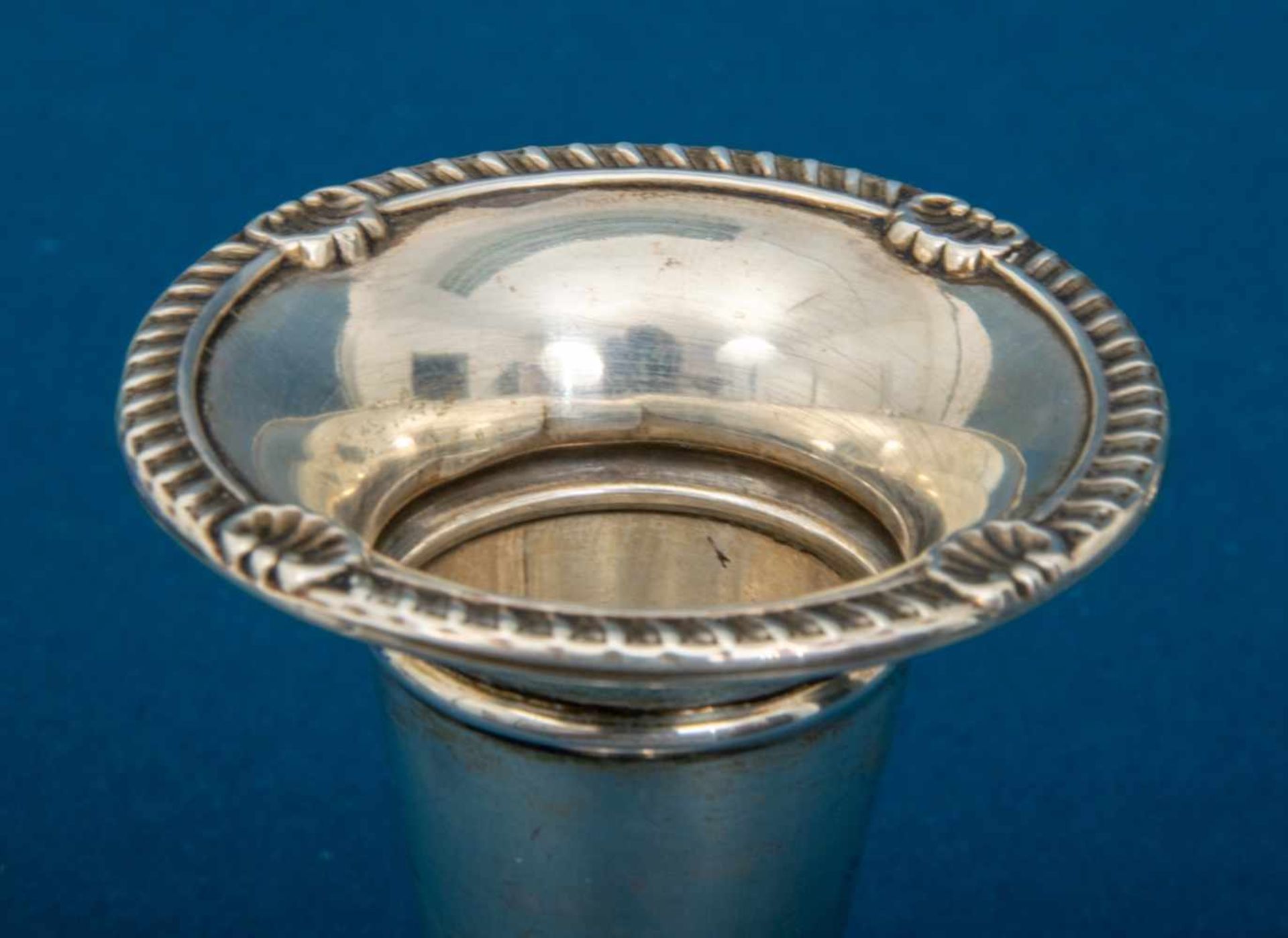 3teiliges Konvolut "silbernes Tafelgeschirr", bestehend aus Toasthalter (830er Silber), - Bild 6 aus 11