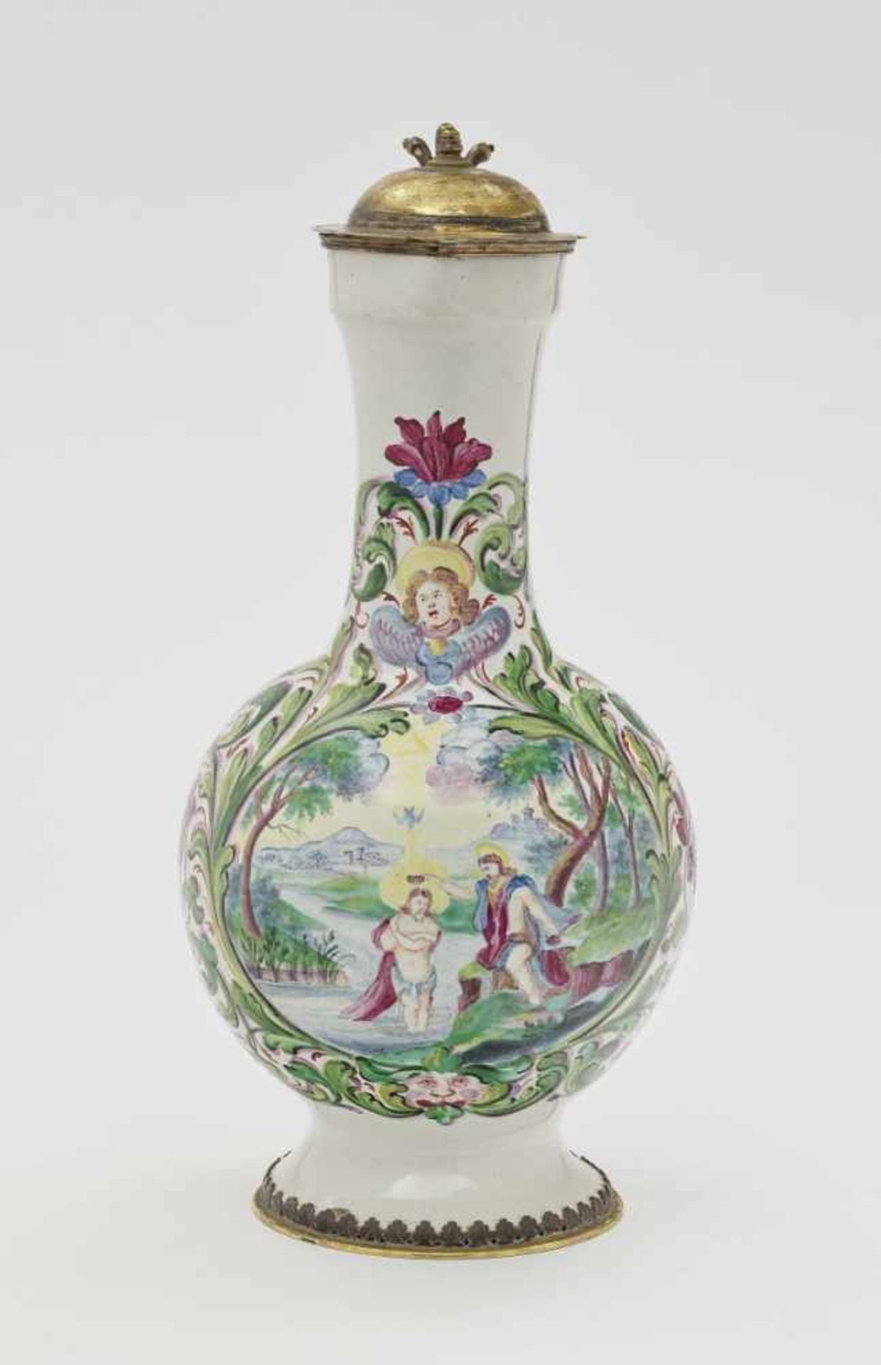 A Hausmaler narrow-necked jugFrankfurt/Nuremberg, 1690 - 1700, attributed to the workshop of Abraham