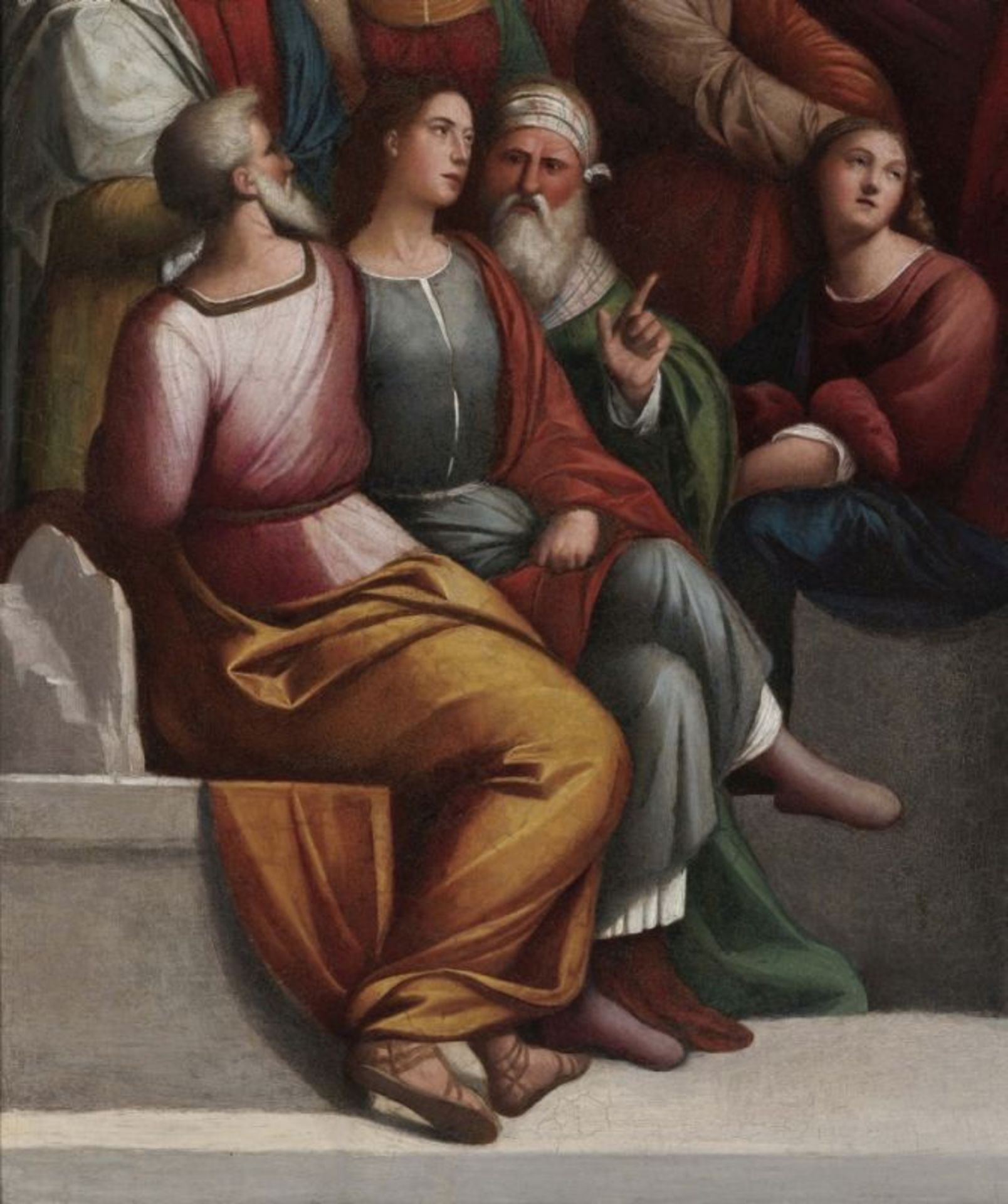 Tisi, Benvenuto('Il Garofalo') um 1476 Ferrara - 1559 Ferrara The Sermon of St Paul on the Areopagus - Bild 4 aus 6