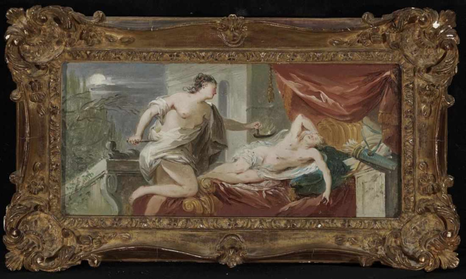 French School, mid-18th centuryCupid and Psyche Two paintings. Oil on canvas. Approximately 14.5 x - Bild 4 aus 5