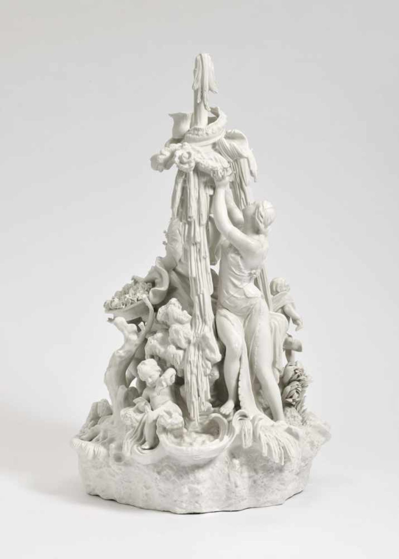 Flora Amphitrite GroupNymphenburg, after the model by Dominikus Auliczek Porcelain, white. Impressed - Bild 3 aus 3