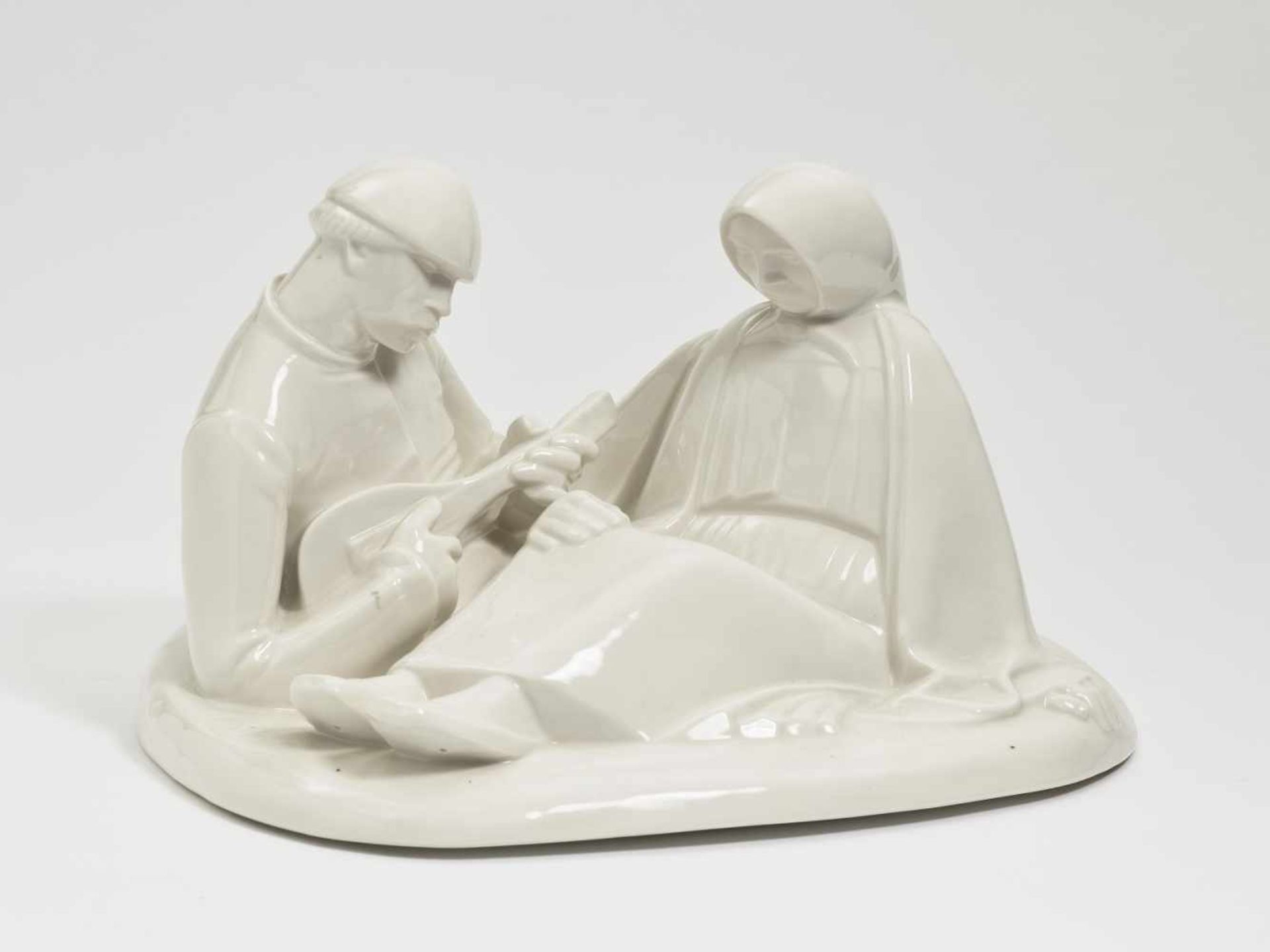 A pair of Russian loversSchwarzburg workshops for porcelain art, Unterweißbach, 1908, Ernst