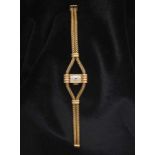 Lady's Bracelet WatchLe Brassus, 1940s, AUDEMARS PIGUET 18k rose gold (750/-), stamped. Swiss