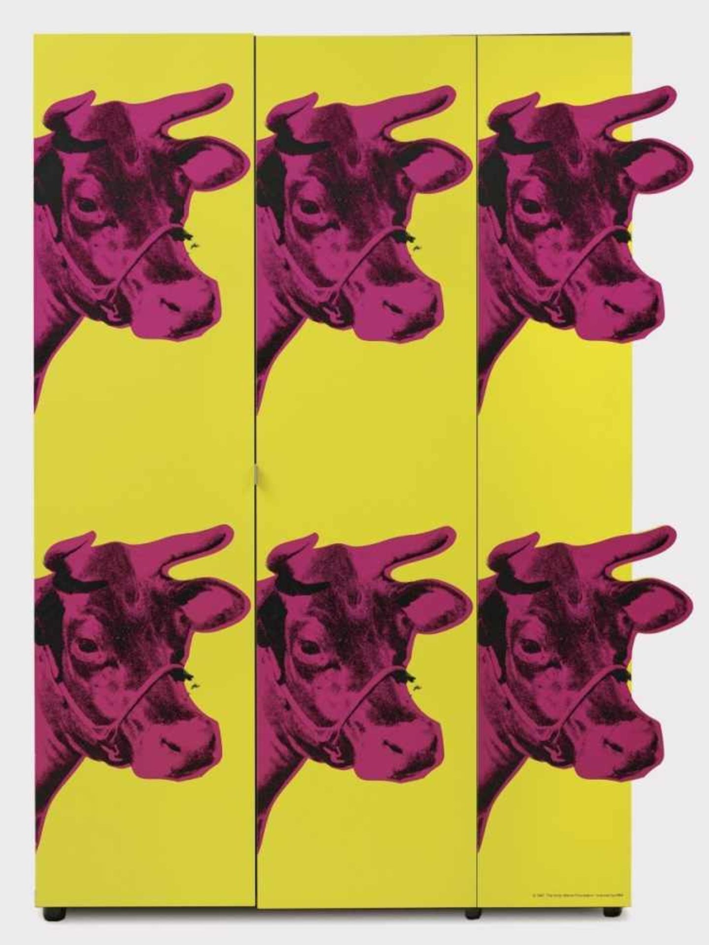 Andy Warhol Wardrobehb Collection 1997. Limited Edition, Expl. 149/500 Wood, laminated with print