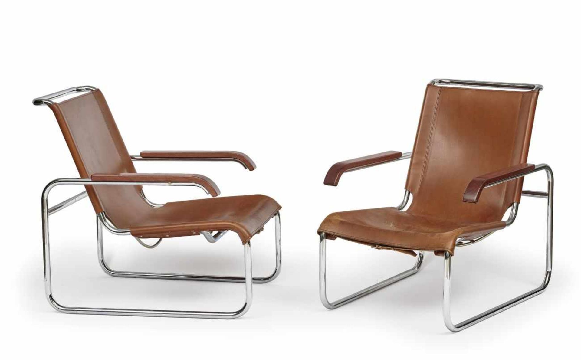 Four cantilever chairs S 35 LMarcel Breuer, Thonet Brothers, Frankenberg, 1980s production Steel - Bild 2 aus 2