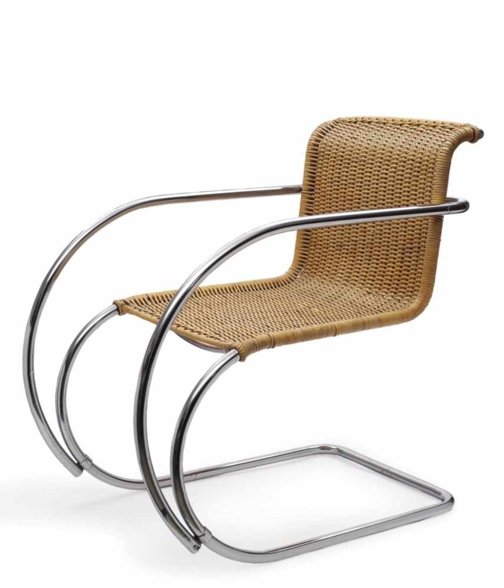 Cantilever Chair MR 20Mies van der Rohe, 1927 - 1930, manufactured by Berlin metalwork, Joseph - Bild 2 aus 3