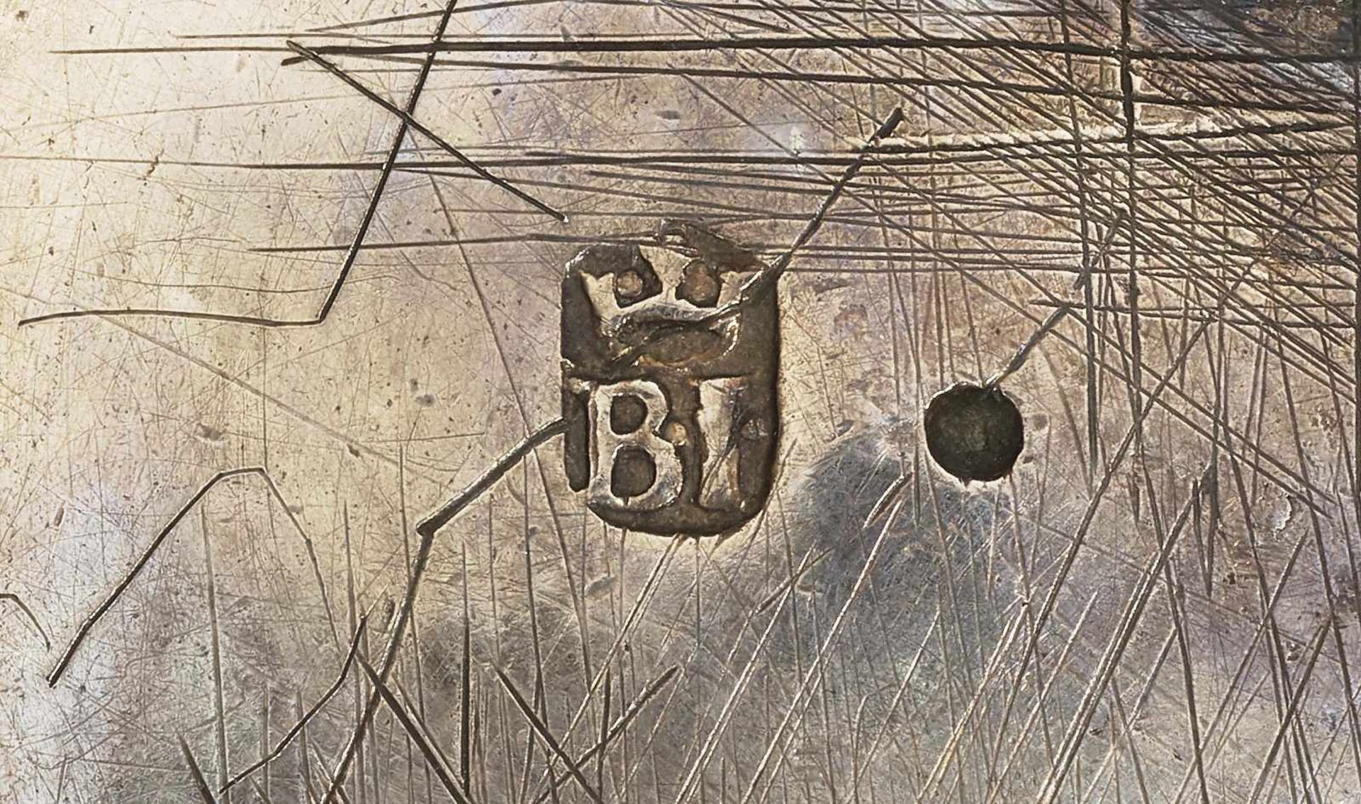 A Silver BeakerKronstadt, 1630 - 1633, Bartholomaeus Igell jun. Silver, gold-plated. Tapering - Bild 2 aus 2