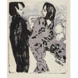 Emil Nolde, 1867 Nolde/Kreis Tondern - 1956 SeebüllYoung Couple. 1913 Signed lower right.