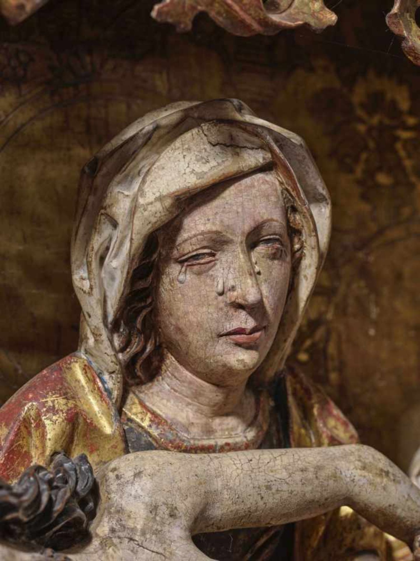 The Lamentation of ChristHans Klocker (before 1474 Gais? - after 1500), circa 1495/1500 The Virgin - Bild 4 aus 5