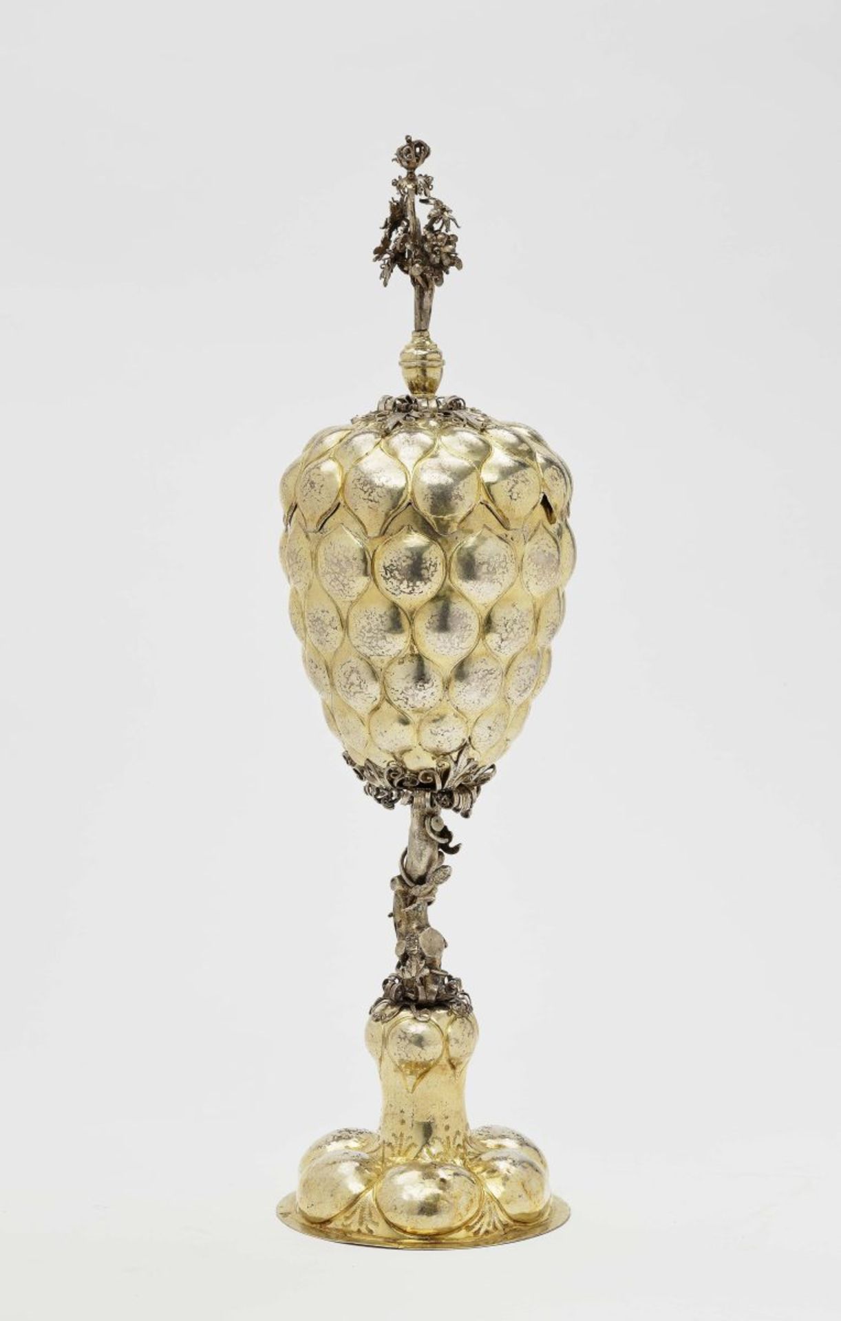 A Silver Standing Cup and CoverAugsburg, circa 1663 - 1666, Christoph Jordan Silver, partly gold-