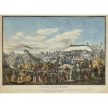 Gustav Kraus''Octoberfest in Munich'' Plate inscribed lower left. Coloured lithograph on vellum.