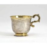 A Vodka CupSt. Petersburg, 1781 Silver, partly gilt. Hallmarked (Goldberg 1177, 1193, indistinct