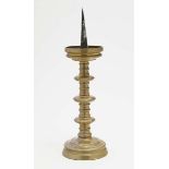 A Pricket CandlestickGerman, 16th/17th Century Bronze. Height 44 cm.Furnishings, Home,