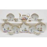 A 21-piece ''1001 Nights'' tea serviceMeissen, design by Prof. Heinz Werner, 1969-1973 Porcelain.