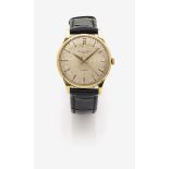 A Gentleman's WristwatchSchaffhausen, circa 1958, IWC 18K yellow gold (750/-), stamped. Swiss