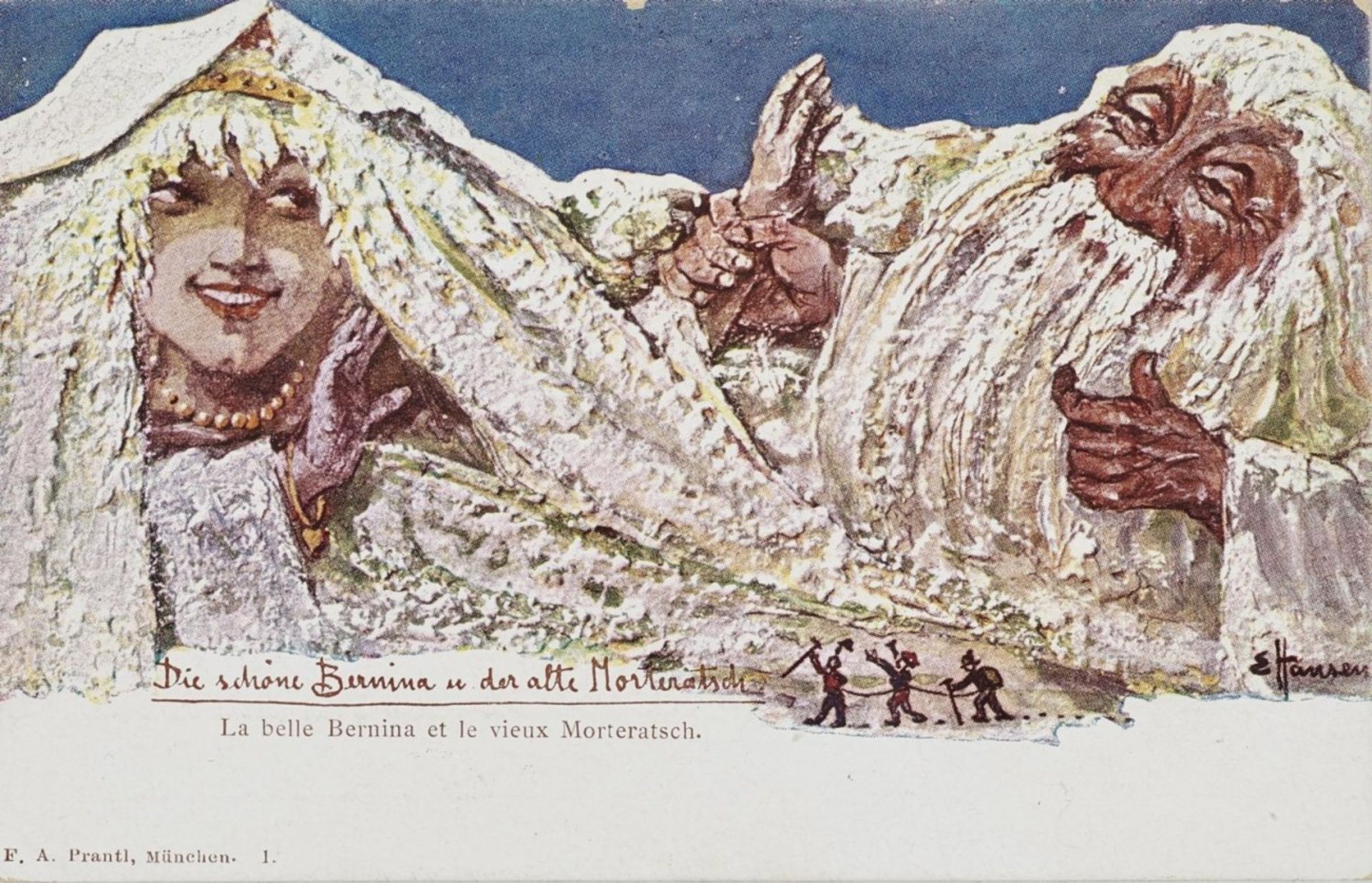 Nolde, EmilSeries of 110 Mountain Postcards in 30 Motives. Circa 1896/1898 110 coloured cliché - Bild 17 aus 27