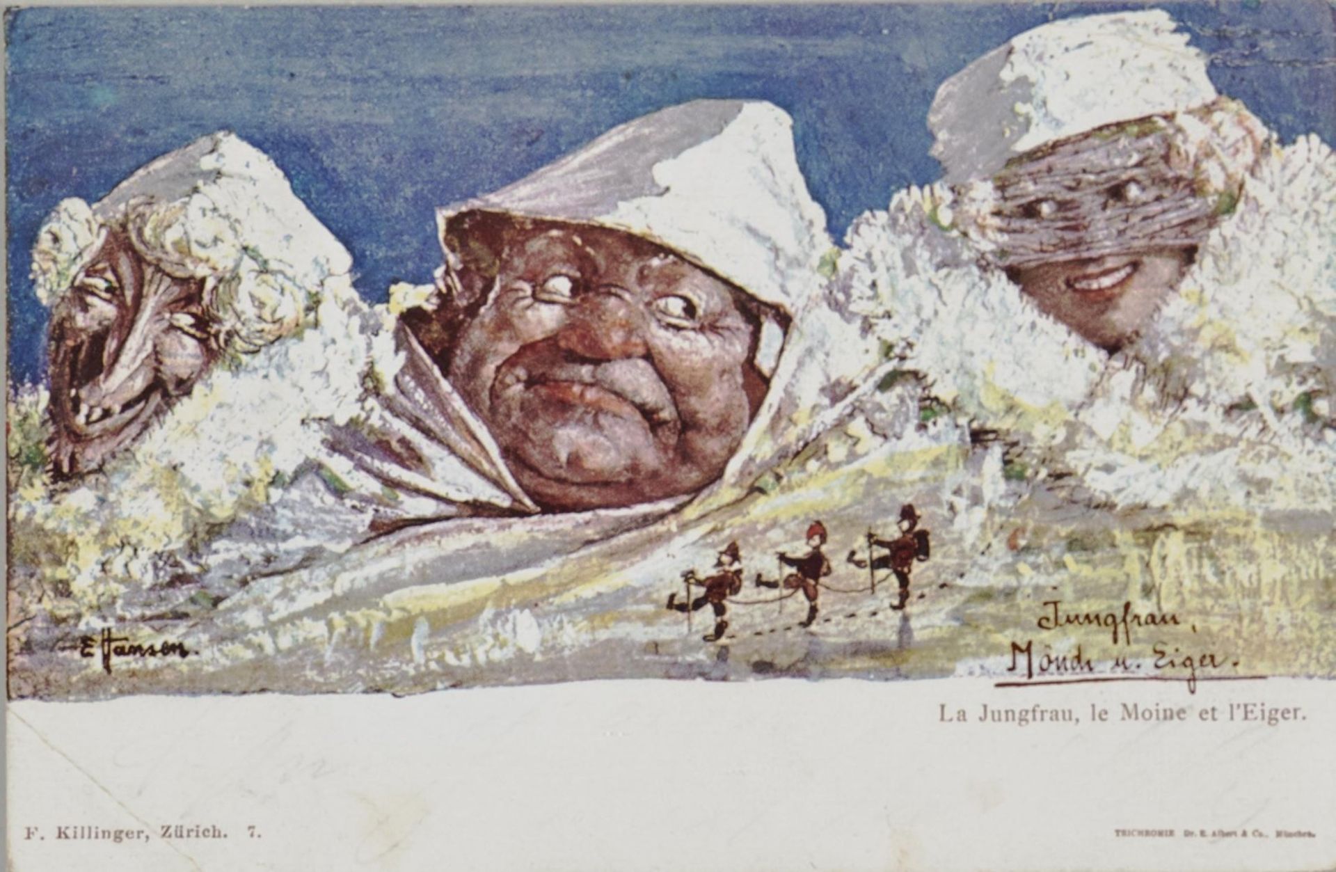 Nolde, EmilSeries of 110 Mountain Postcards in 30 Motives. Circa 1896/1898 110 coloured cliché - Bild 7 aus 27