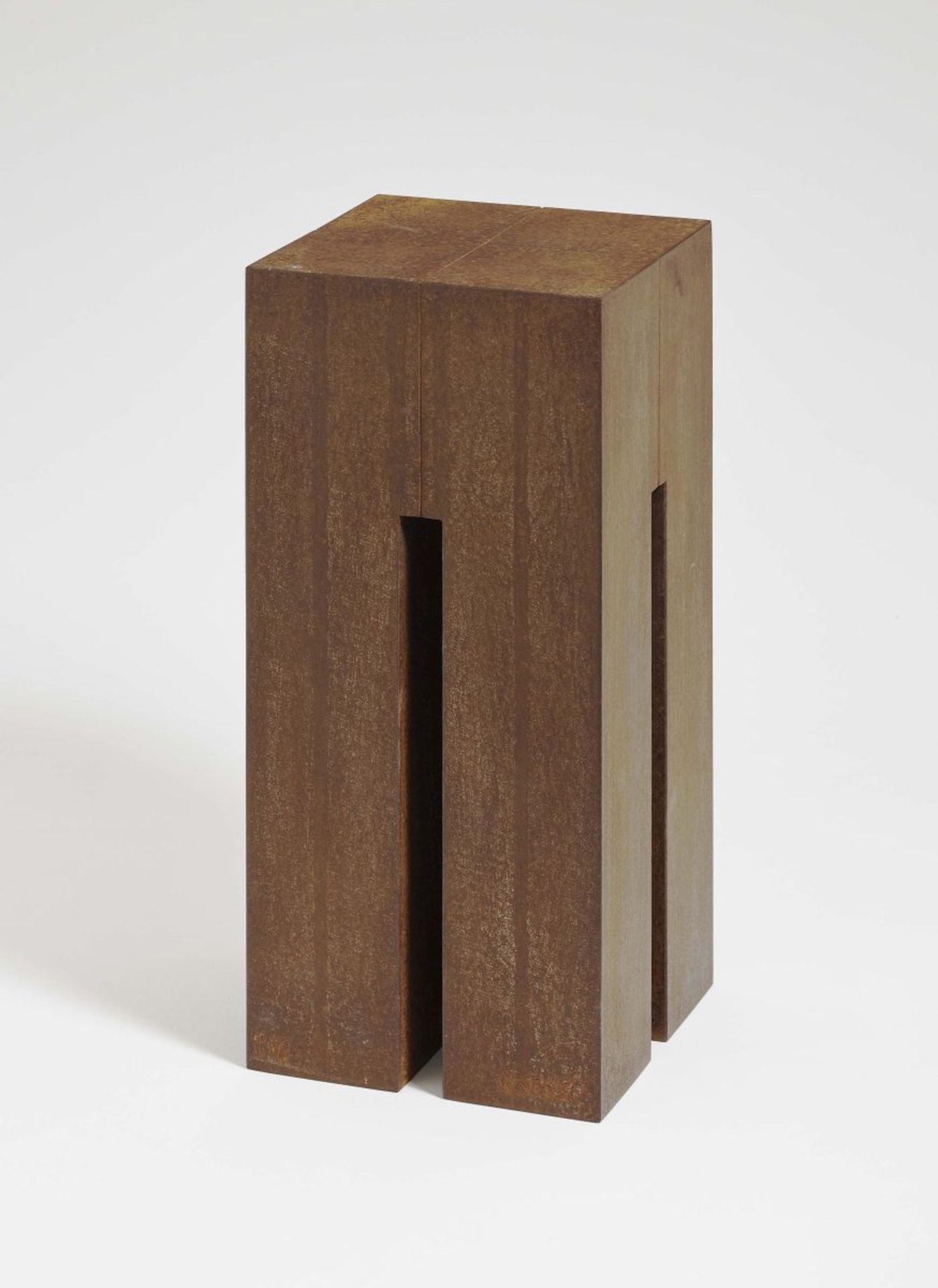 Asensi, EnriqueUntitled. 2008 Corten steel 33 x 14 x 14 cm Signed and numbered. Edition 1/6.