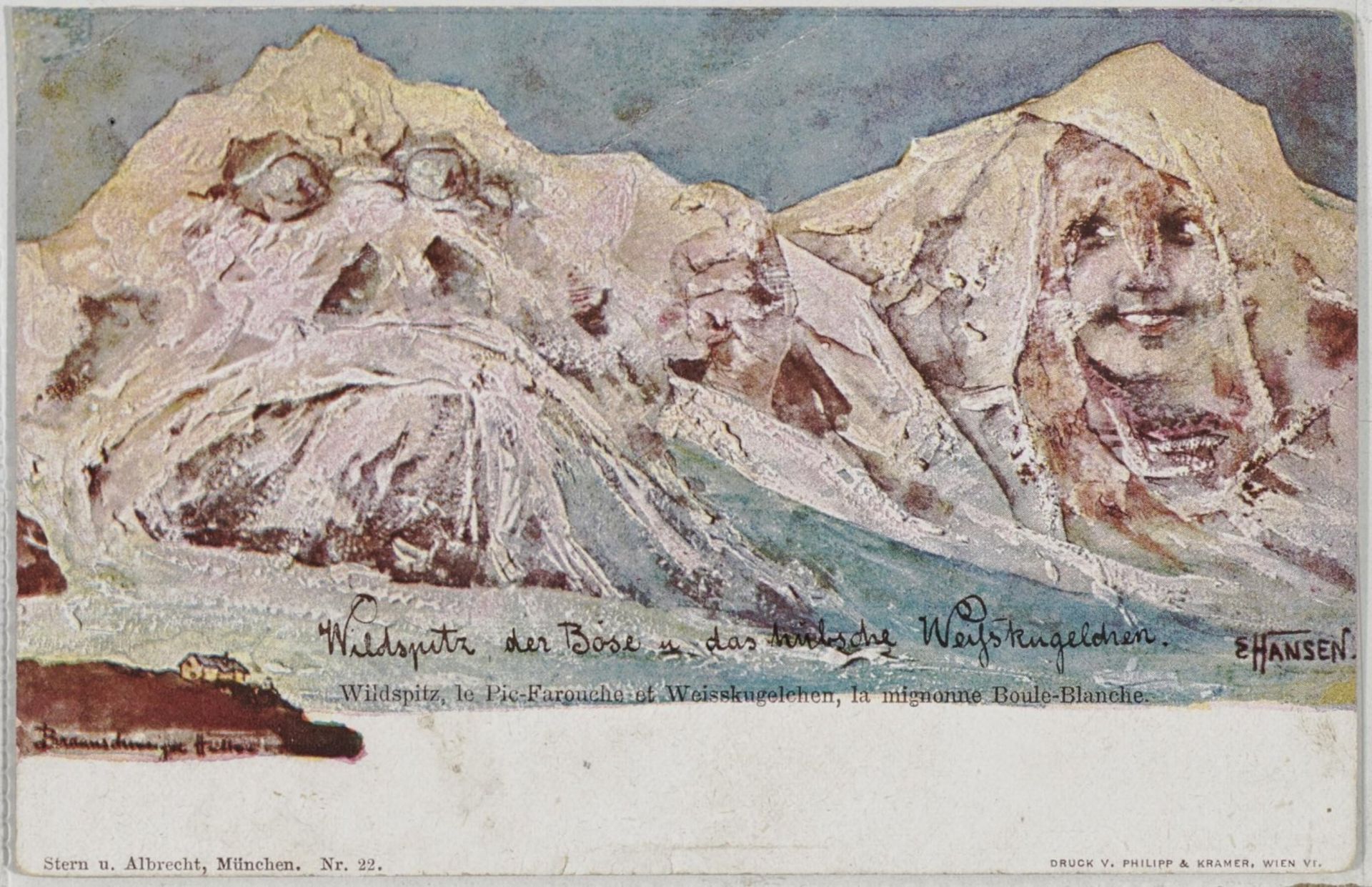 Nolde, EmilSeries of 110 Mountain Postcards in 30 Motives. Circa 1896/1898 110 coloured cliché - Bild 3 aus 27